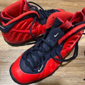 Nike Foamposite Pro University Red andNavy